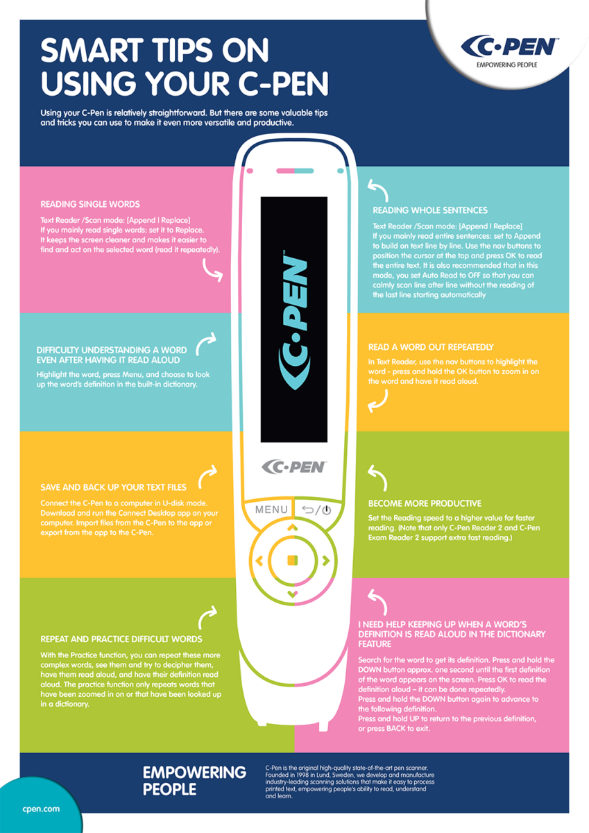 C-Pen Reader 2: Reading Support Dyslexia Pen - Chooze